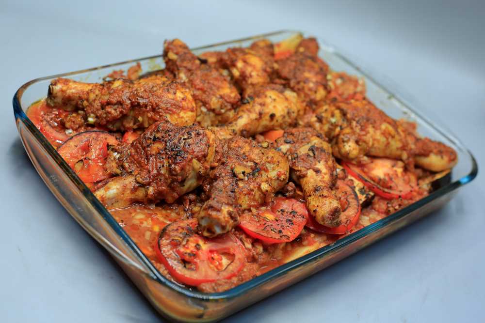 صينية دجاج بالبطاطس في الفرن