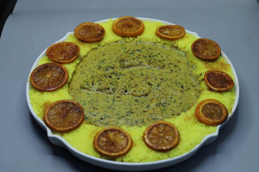 فيليه السمك بصوص البرتقال