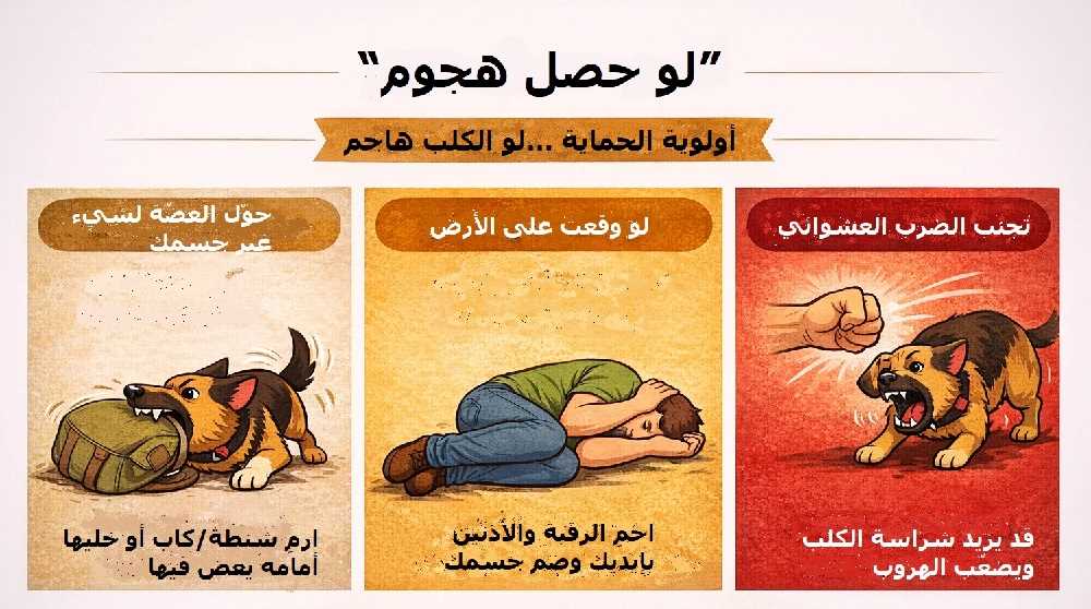 كيف تتعامل مع كلاب الشوارع