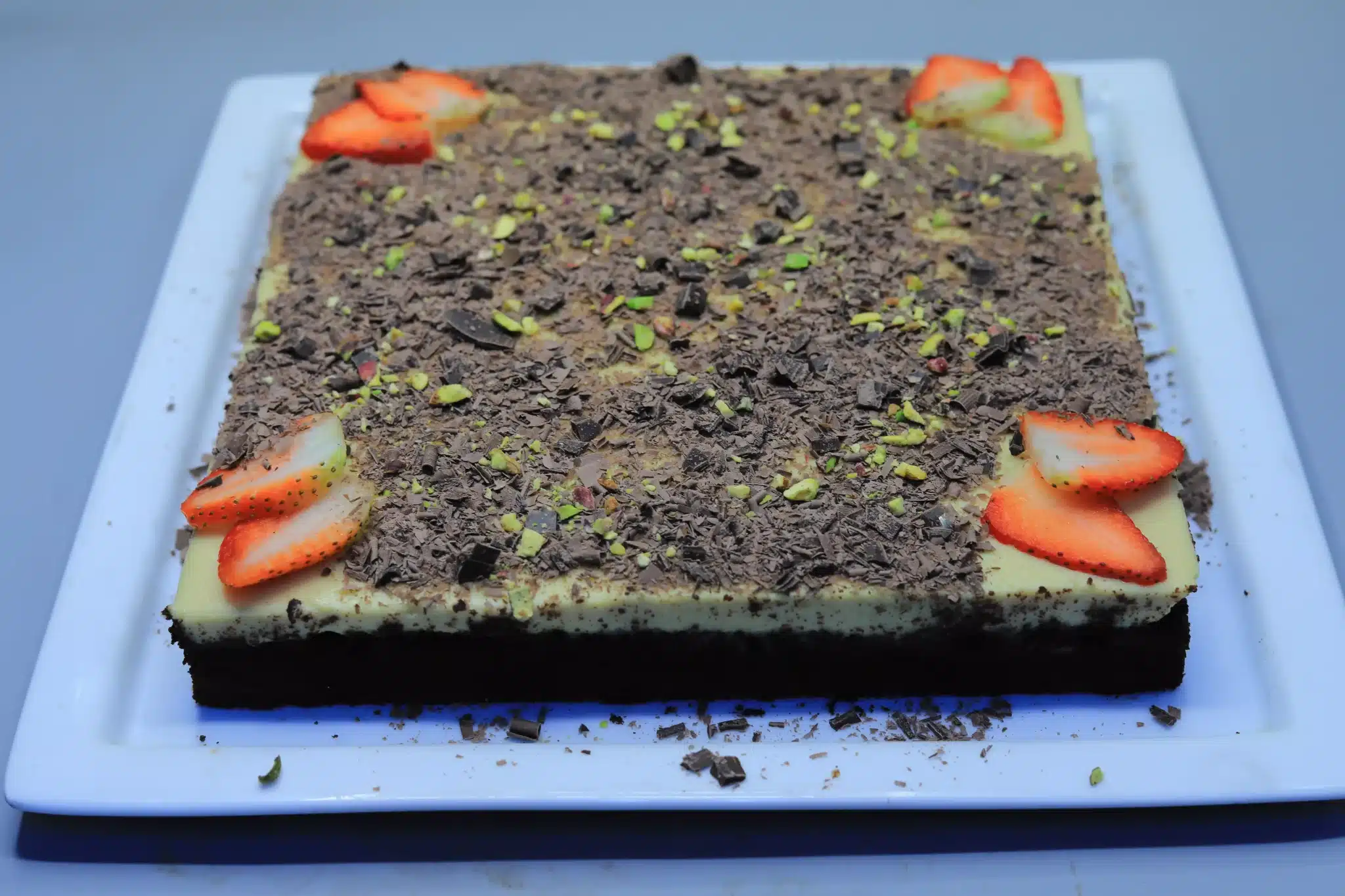 كيكة القهوة والشوكولاتة مع الكريم كراميل