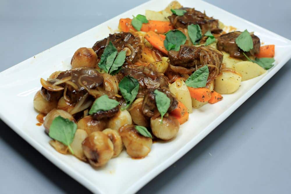 لحم فيليه بالخضروات