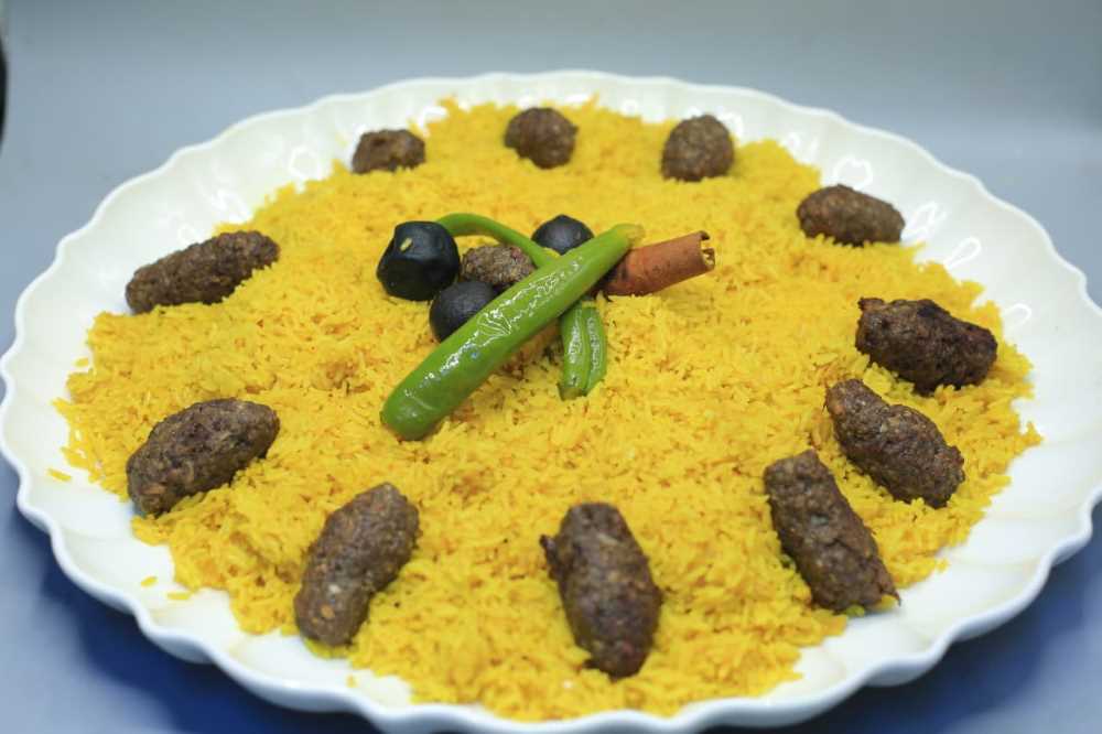 أرز بسمتي أصفر بطريقة توتا