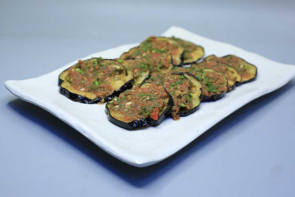 باذنجان مقلي حار