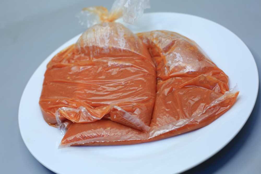 تخزين صلصة طماطم للطبيخ