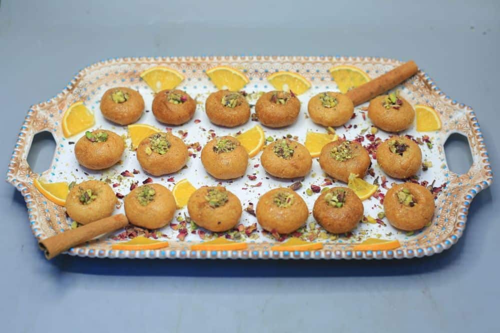 حلى السميد بحشوة الجبن