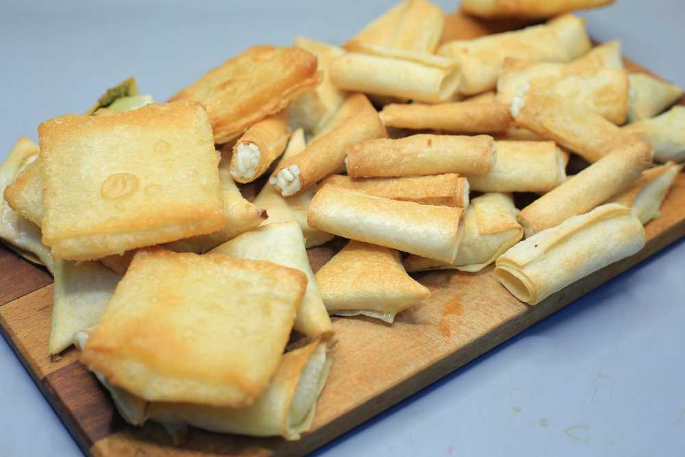 سمبوسك بالدجاج المسخن