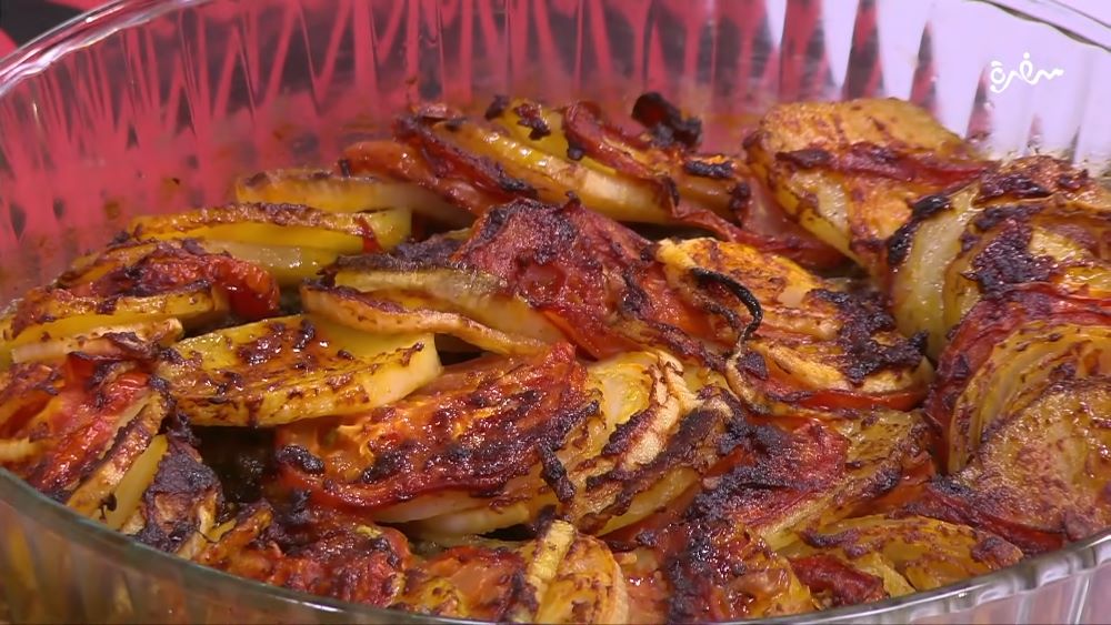 صينية بطاطس بالكفتة