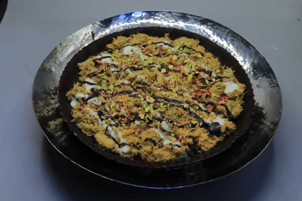 تارت الكنافة بحشوة دبي