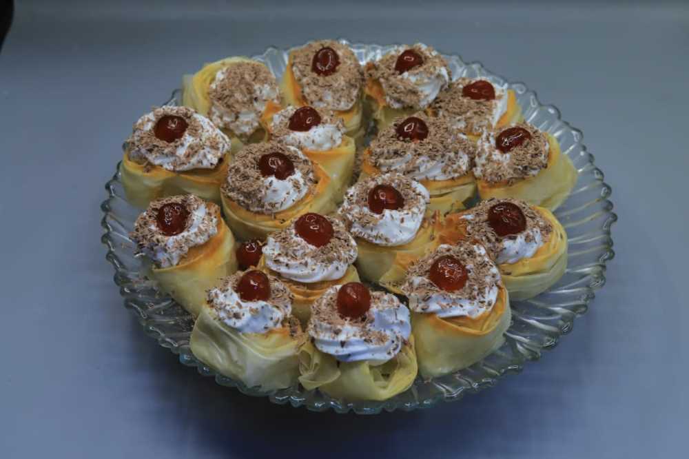 جلاش بالكريم شانتي والشوكولاتة