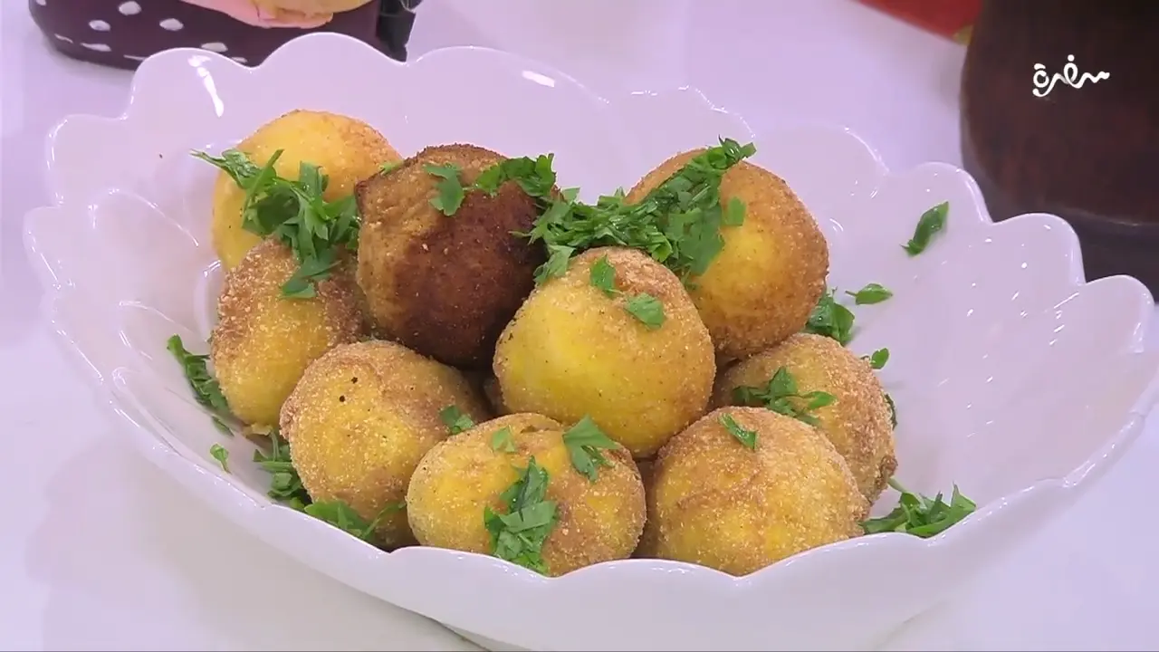 كرات البطاطس بالدجاج