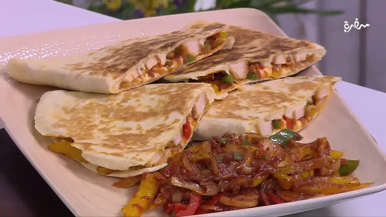 كساديا بالدجاج