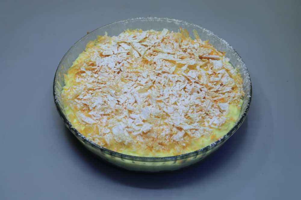 كنافة بالكاسترد والجلاش