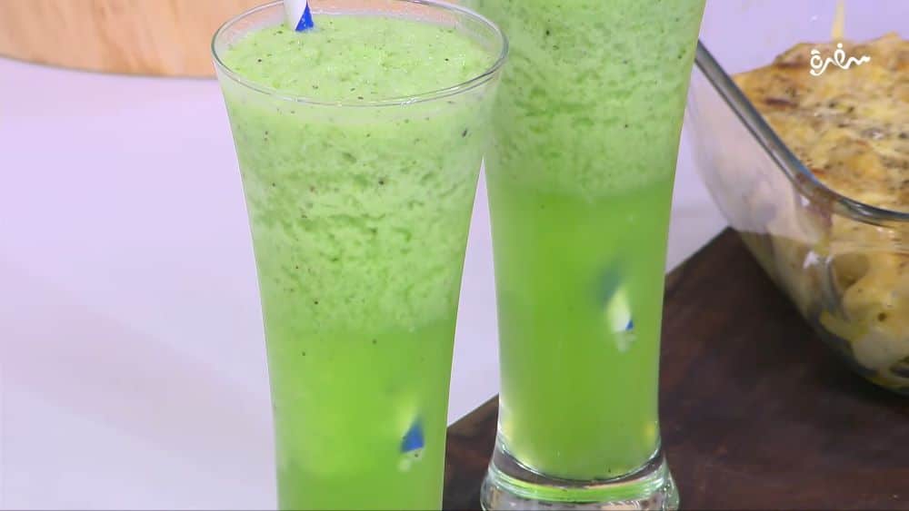 كيوي بالليمون والنعناع