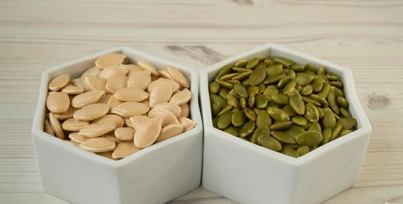 ما هو الفرق بين اللب الأبيض وبذور اليقطين؟ وهل هما واحد