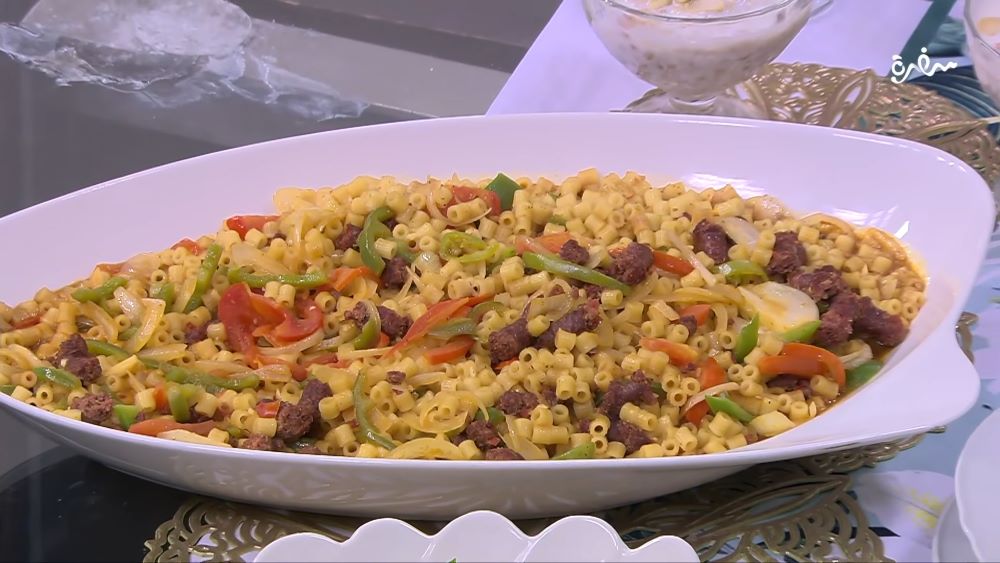 مكرونة بالسجق