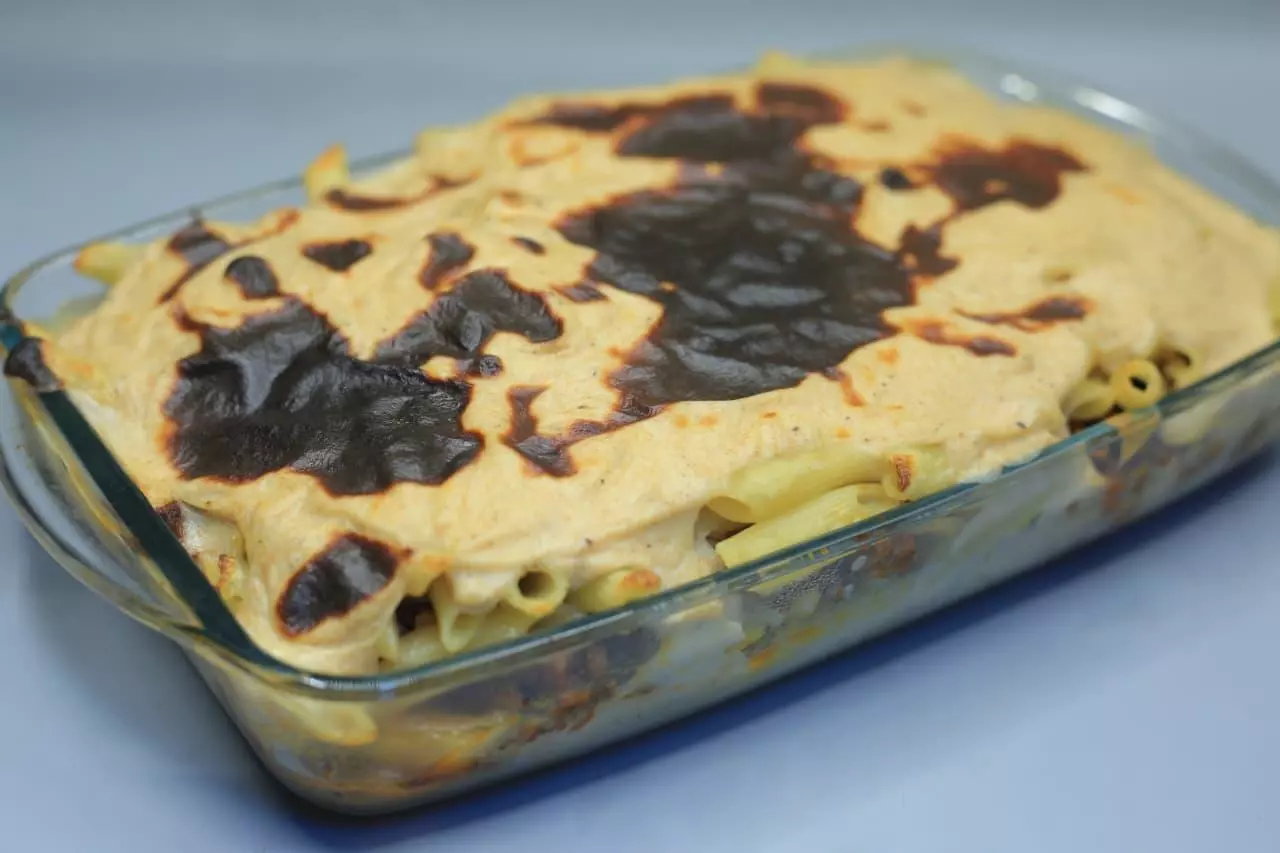 مكرونة بشاميل لايت بطريقة ساندرا