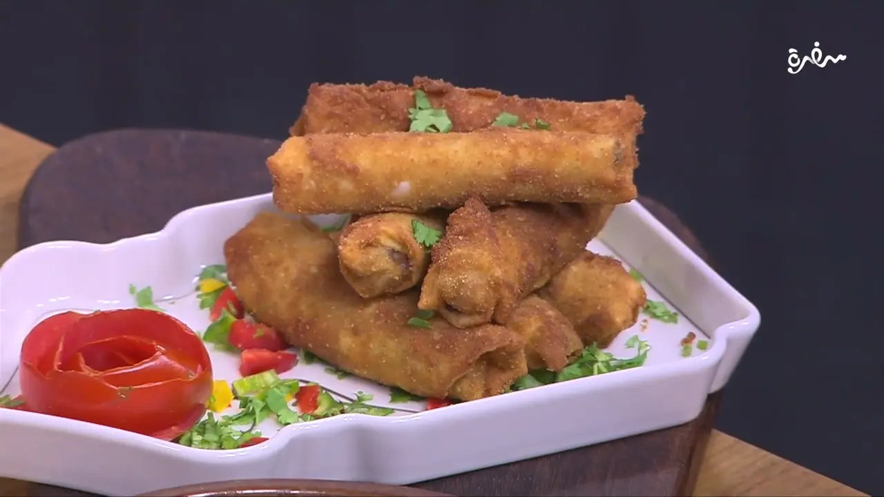 ملفوف الدجاج المقلي