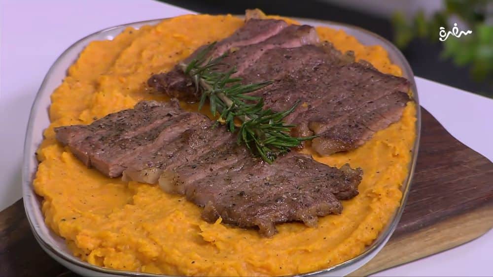 استربس الستيك مع البطاطا المهروسة