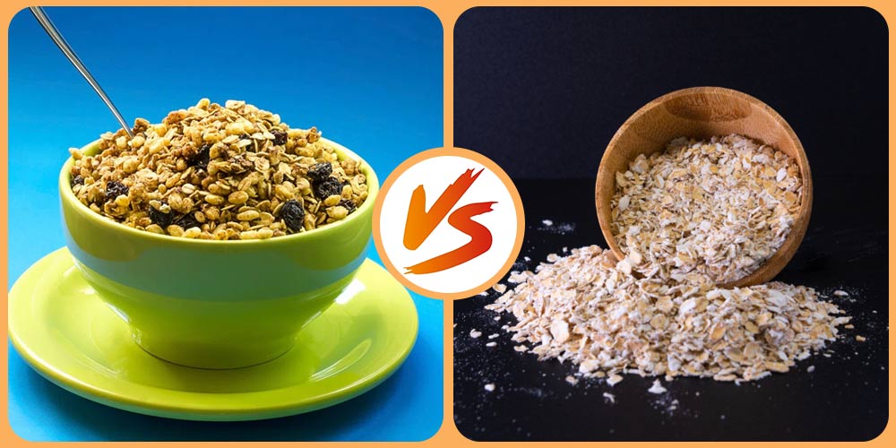 الفرق بين الجرانولا والشوفان