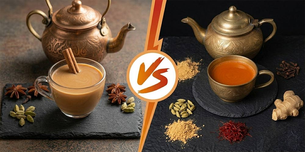 الفرق بين الشاي العدني والكرك