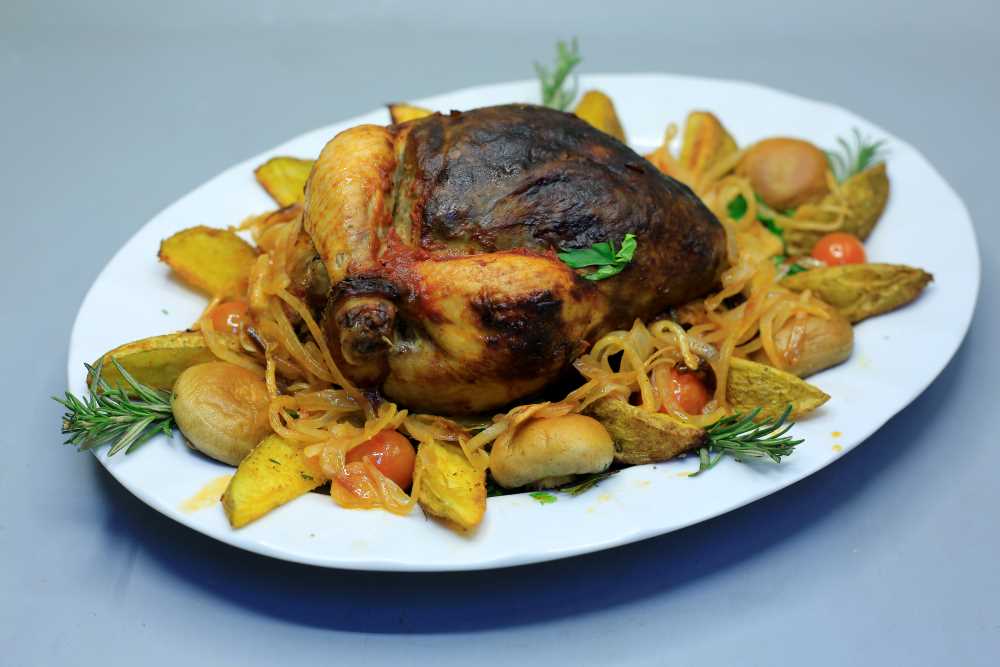 دجاج محشي فريك