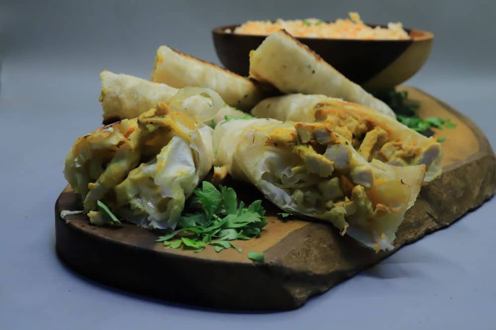 شاورما دجاج بالبطاطس