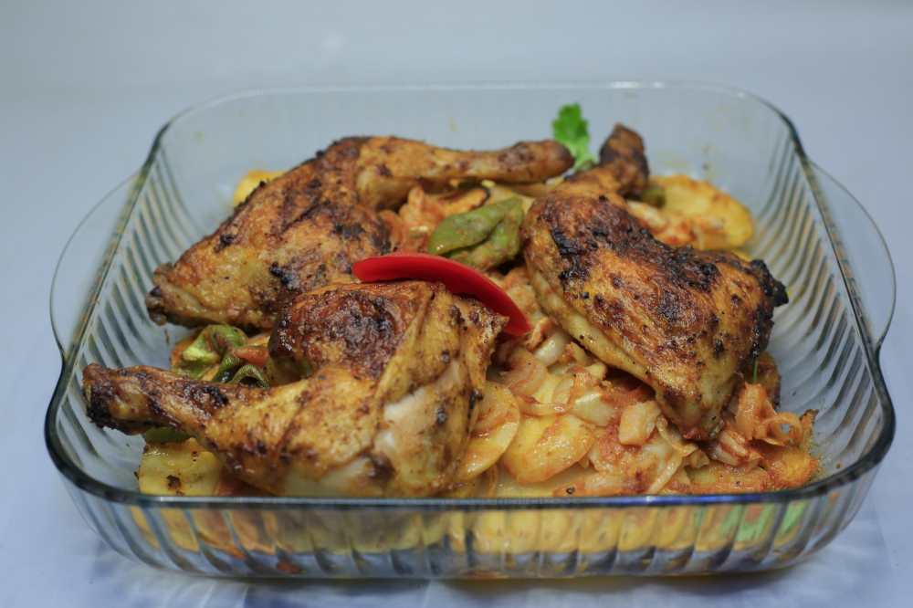 صينية بطاطس بالدجاج