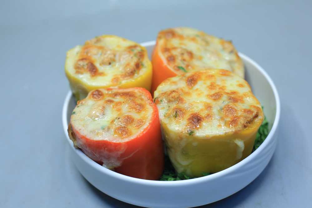 فلفل بحشوة الدجاج