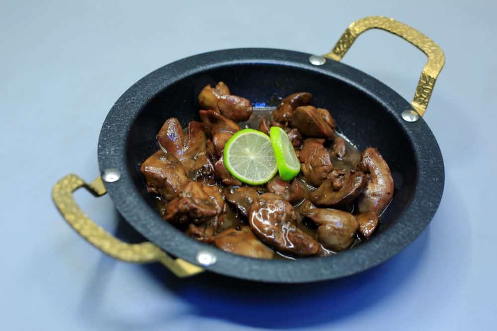 كبدة دجاج بدبس الرمان