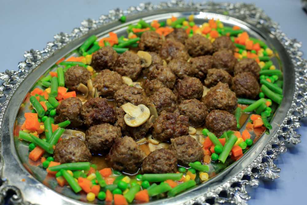 كرات كفتة بصوص المشروم