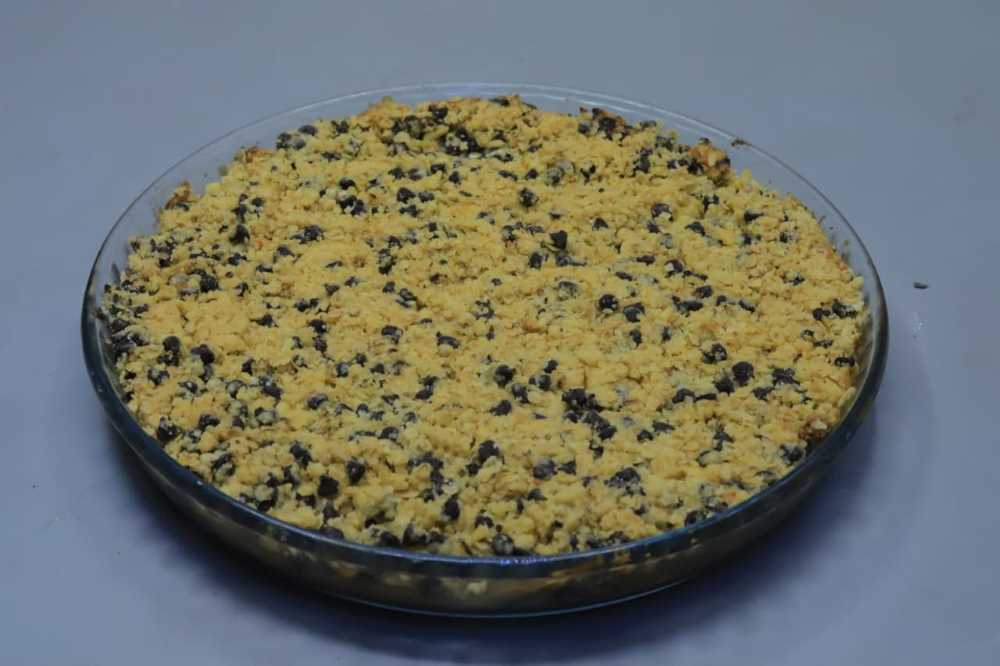 كرامبل الشوكولاتة والكمثرى