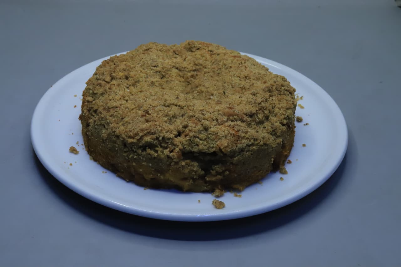 كيك التفاح والحبهان