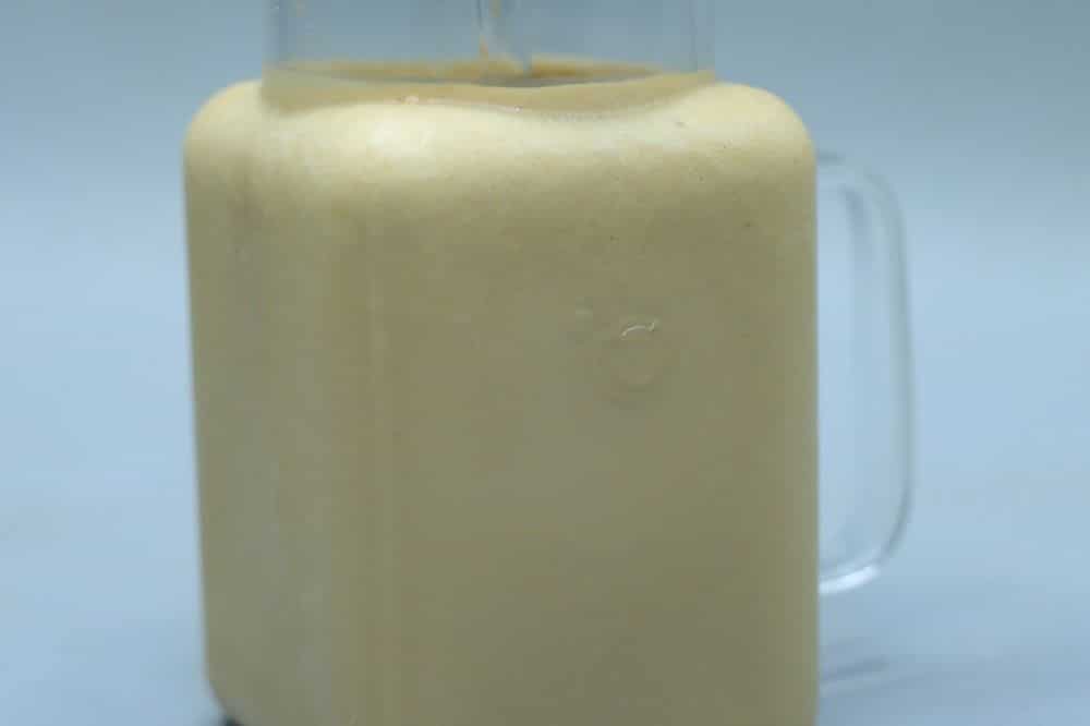 ميلك شيك قهوة بزبدة الفول السوداني