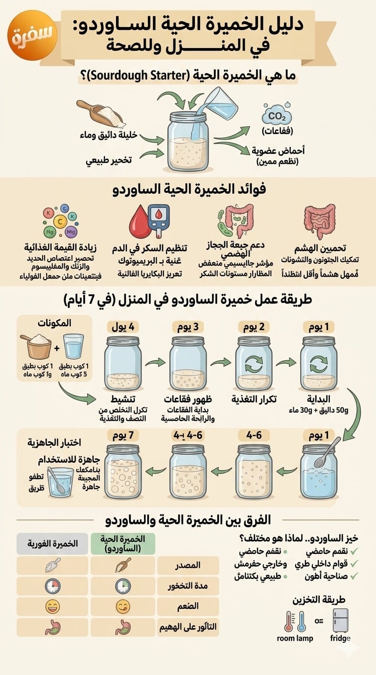 الخميرة الحية الساوردو