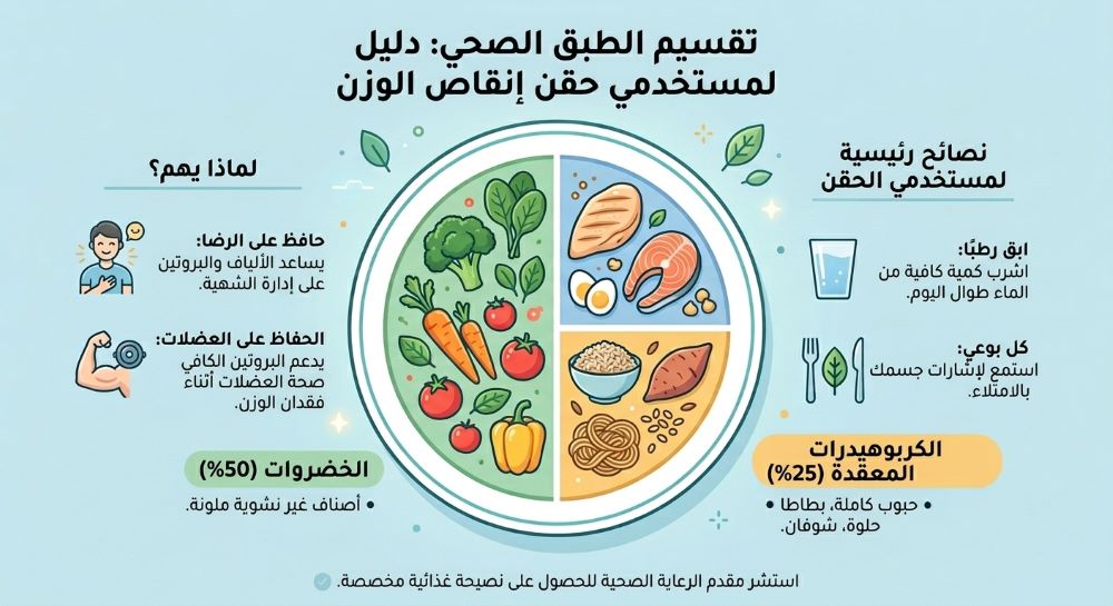 أهمية اتباع نظام غذائي مع إبر التخسيس